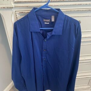 Van Heusen Deep Blue Button-Down Shirt